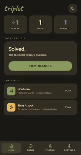 Triplet: 3-Word Puzzle | Permainan | XWorld Triplet: 3-Word Puzzle | Permainan | XWorld