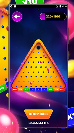 Plinko Orange Balls | Permainan | XWorld