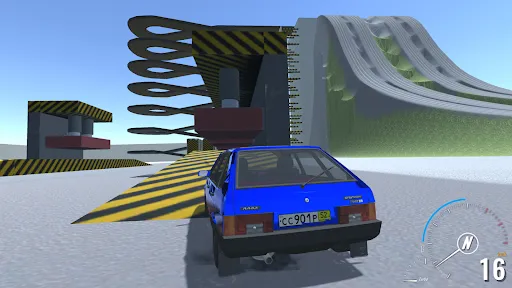 Car Crash Stunt ramp: Spusk 3D | Permainan | XWorld