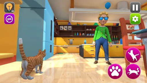 Cat Chaos Pranks Gran vs Kitty | เกม | XWorld