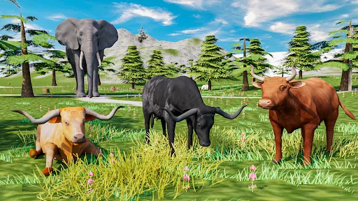 hewan sapi yang menakutkan | Permainan | XWorld