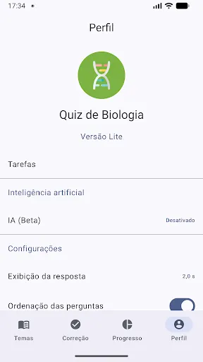 Quiz de Biologia | Jogos | XWorld