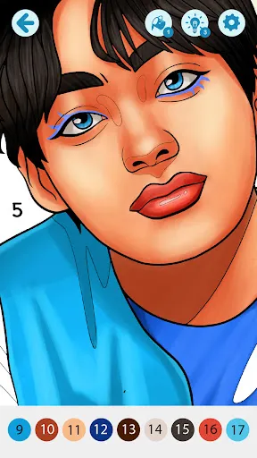 KPOP Idol Coloring by Numbers | Games | XWorld