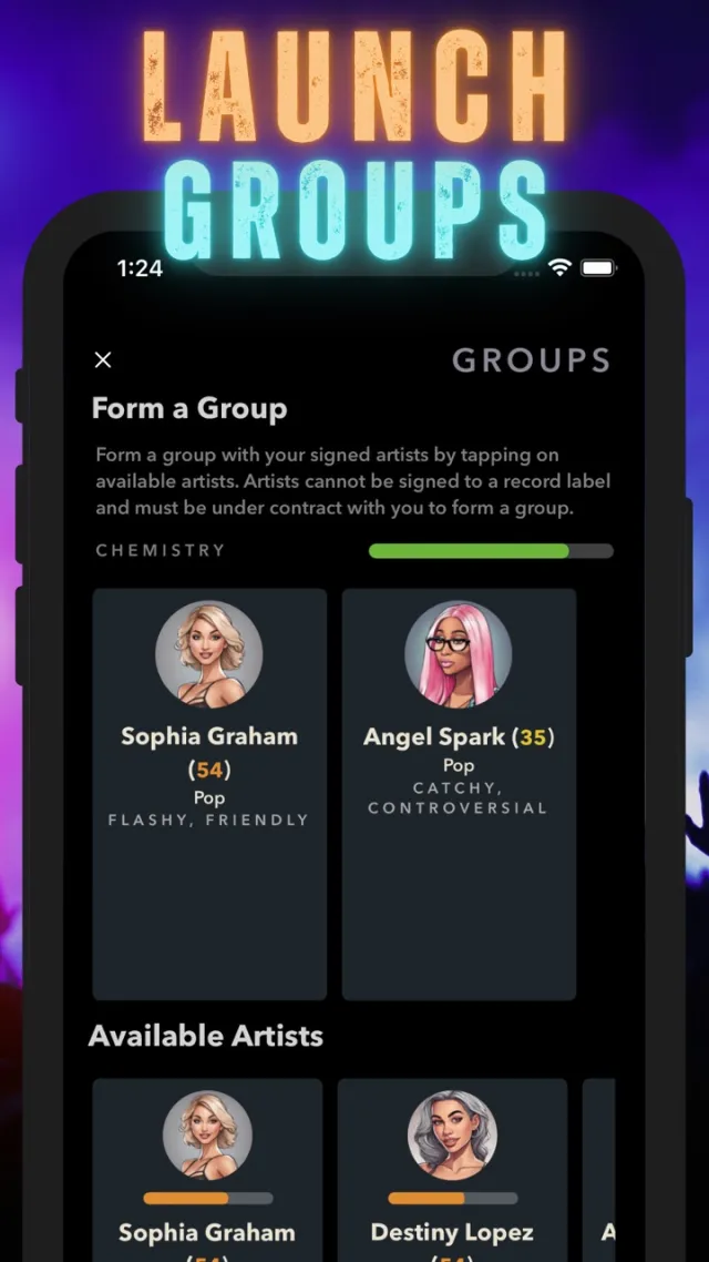 Music Band Manager Simulator | Permainan | XWorld