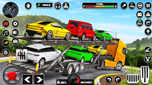 coche transportador camión 3d | juego | XWorld