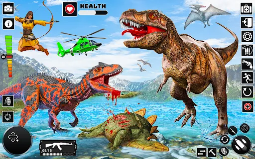 Dino Family 3D Hunting Games | juego | XWorld