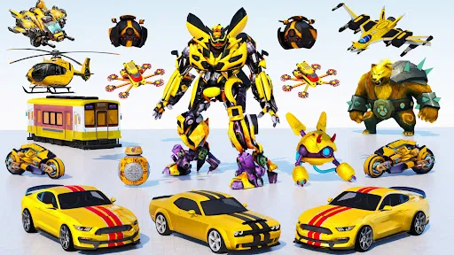 Flying Jet Robot Car Transform | Permainan | XWorld