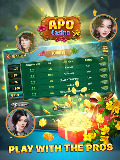 Apo Casino - Tongits 777 Slots | Games | XWorld