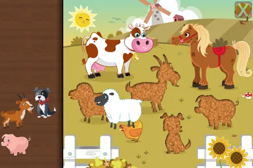 Animal Jigsaw Puzzle Toddlers | Games | XWorld