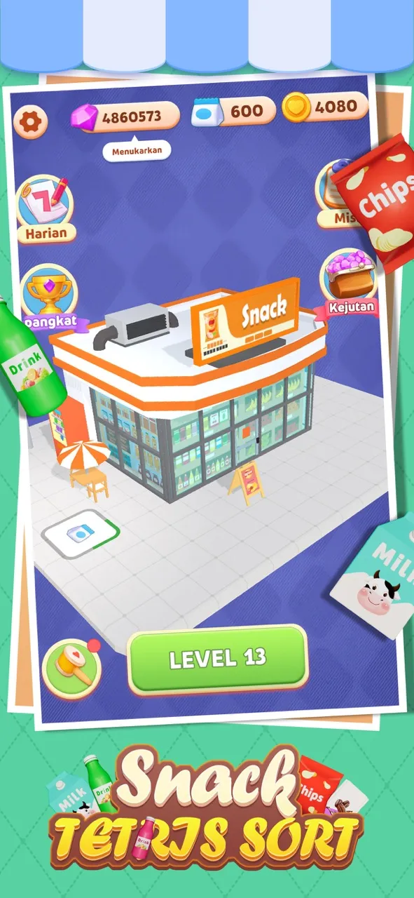 Snack Tetris Sort | Permainan | XWorld