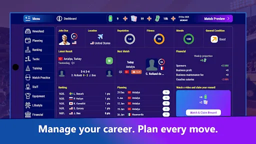 Pro Tennis Tour – Manager | Jogos | XWorld