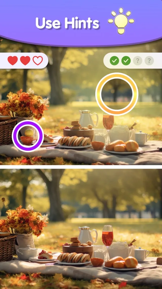 Temukan Perbedaan Gambar | เกม | XWorld