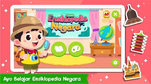 Ensiklopedia Negara untuk Anak | Permainan | XWorld