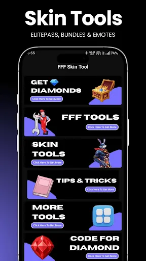FFF FF SkinTool, Fix Lag:Emote | 游戏 | XWorld