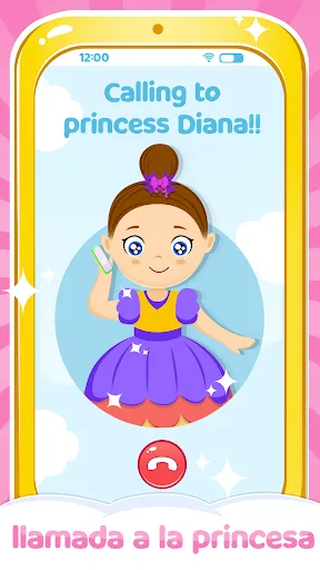 Teléfono bebé princesa | juego | XWorld