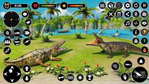 Animal Crocodile Attack Sim | 游戏 | XWorld