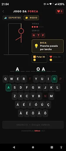 Forca Brasil: Jogo de Palavras | Jogos | XWorld Forca Brasil: Jogo de Palavras | Jogos | XWorld
