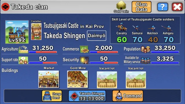 Pocket Sengoku | Permainan | XWorld