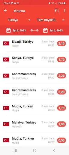 My Earthquake Alerts - Map | 游戏 | XWorld