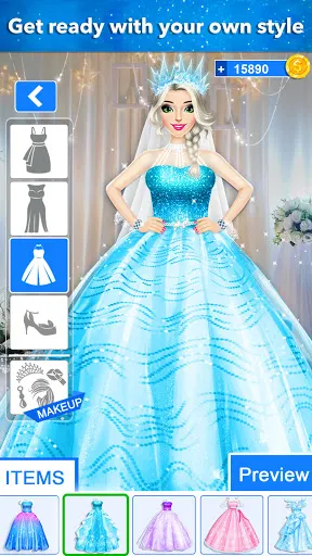 Ice Princess Wedding Dress Up | Games | XWorld