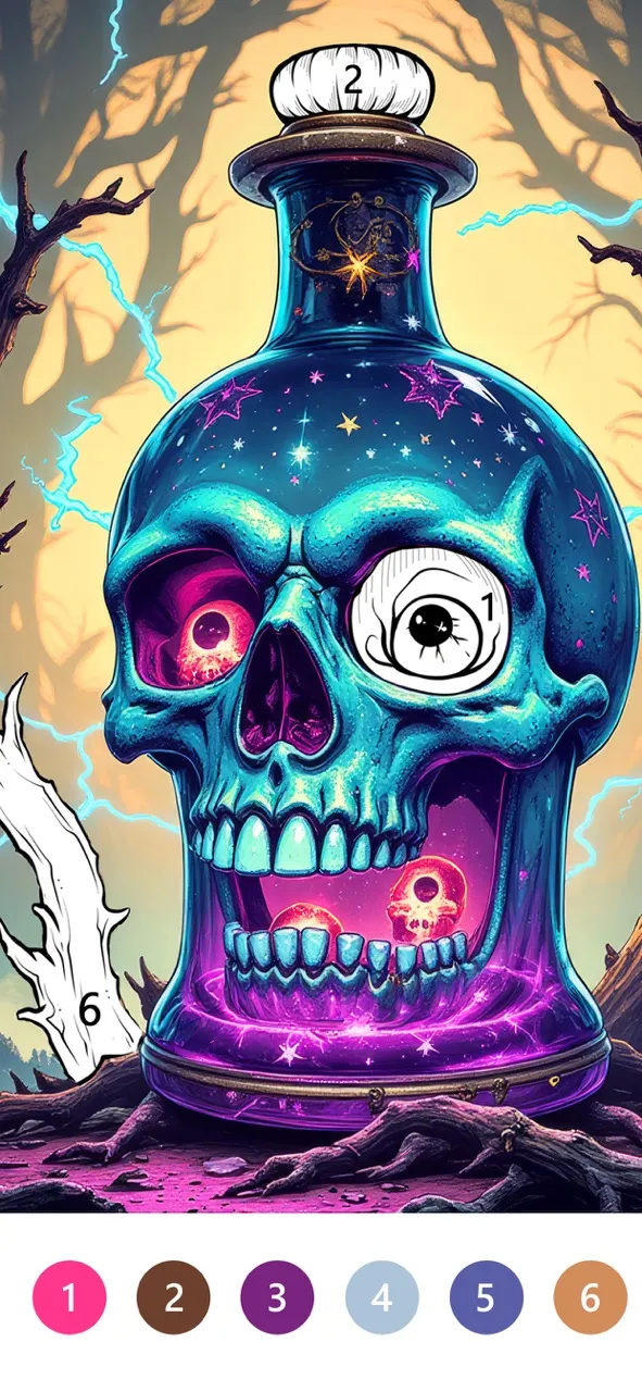 Macabre Color Paint By Number | Игры | XWorld