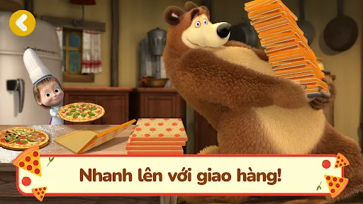 Masha và Gấu: Trò Chơi Pizza! | Games | XWorld