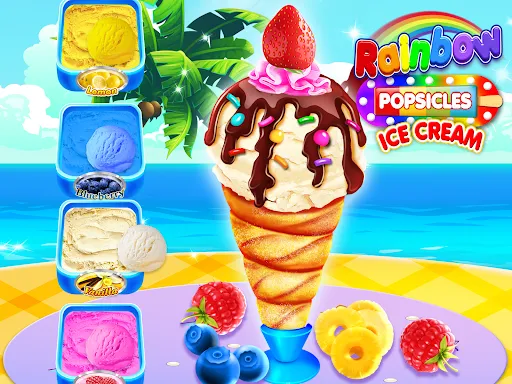 Rainbow Ice Cream Popsicles | Permainan | XWorld Rainbow Ice Cream Popsicles | Permainan | XWorld