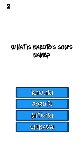 Naruto Boruto Ninja Quiz | เกม | XWorld