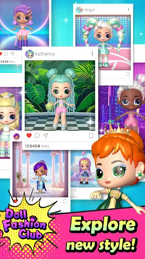 Doll Dress Up Salon | juego | XWorld