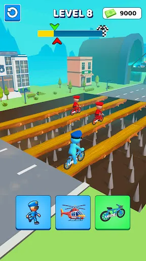 Police Car Shape Shifting Race | 游戏 | XWorld