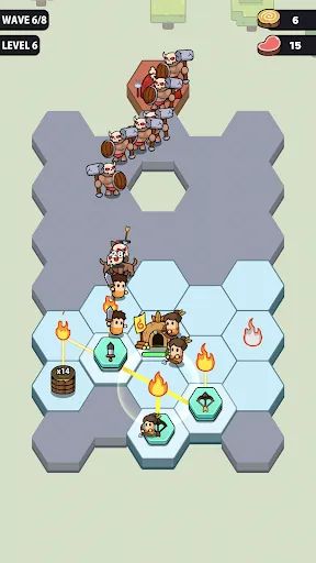 Hex Clash - Merge Battle | Permainan | XWorld