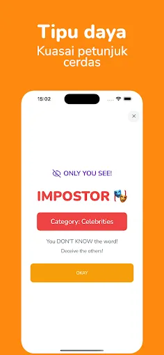 Impostor Who? Game Kata | Permainan | XWorld