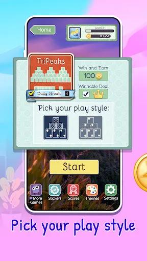 TriPeaks Solitaire Deluxe® 2 | juego | XWorld