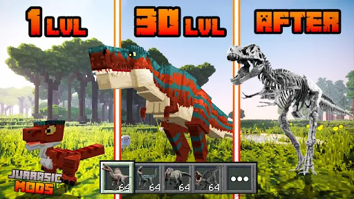 Dinosaurs Mod for Minecraft PE | Games | XWorld