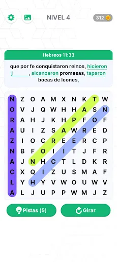 Sopa de letras de la Biblia | juego | XWorld