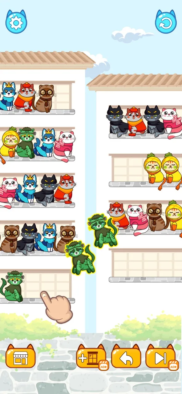Cat Color Sort Puzzle | Игры | XWorld