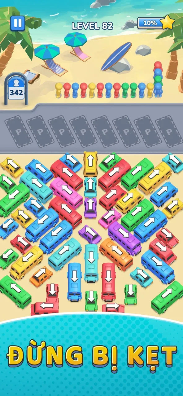 Trốn xe: Trò chơi kẹt xe đỗ xe | Games | XWorld