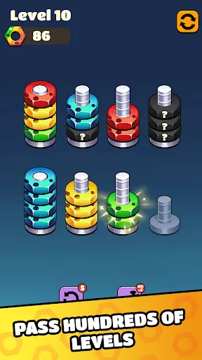 Nut sort | 游戏 | XWorld