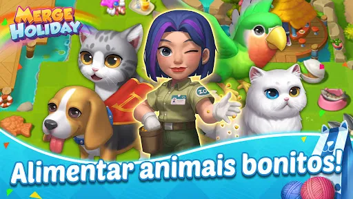 Merge Holiday: Jardim e Pet | Jogos | XWorld