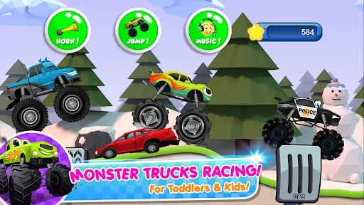 Monster Trucks Game for Kids 2 | Games | XWorld