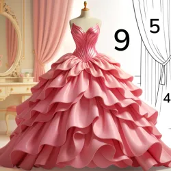 XWorld | Dress Color: Paint by Number