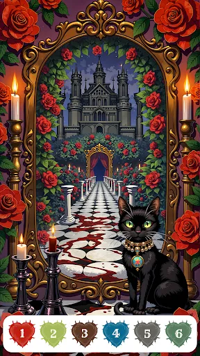 Goth Color - Paint by Numbers | Игры | XWorld