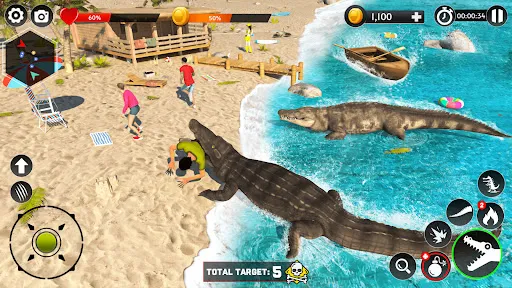 Hungry Animal Crocodile Games | Игры | XWorld