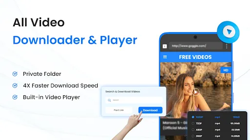 All Video Downloader With VPN | Permainan | XWorld All Video Downloader With VPN | Permainan | XWorld