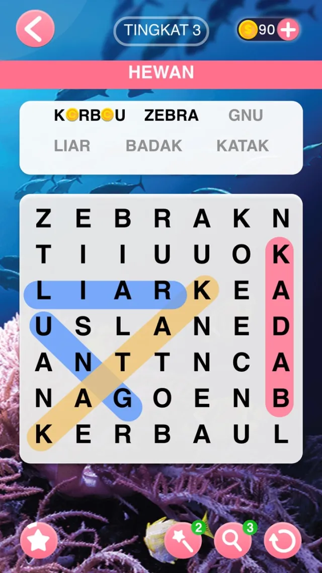 Word Search Journey: Indonesia | Permainan | XWorld