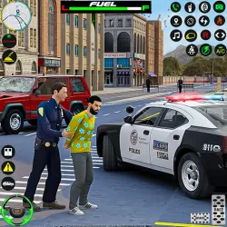 XWorld | Us Police Car Parking Sim 3D