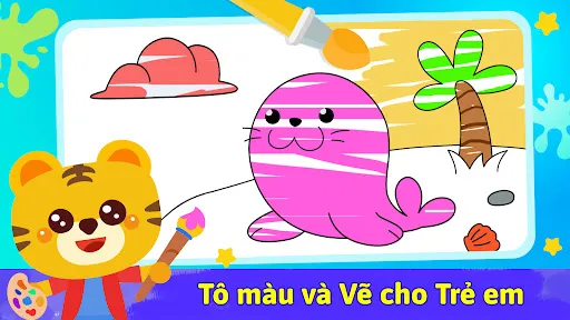 Sách Tô Màu cho Bé - Vẽ tranh | Games | XWorld