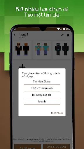 Trình tạo gói da cho Minecraft | Games | XWorld