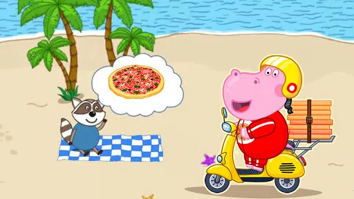 Pizzero. Cocina para niños | juego | XWorld