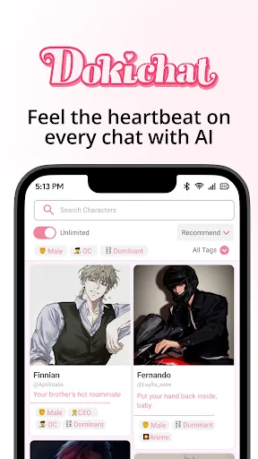 Dokichat - Romantic AI Chats | เกม | XWorld